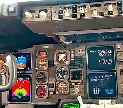 圖4-1  B767飛機氣象雷達系統現場測試通過